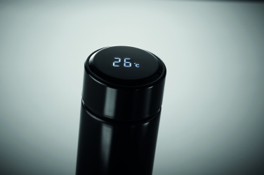 Logo trade corporate gifts image of: Bottle with touch thermometer