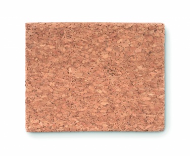 Logo trade promotional gifts picture of: Cork sticky note memo pad