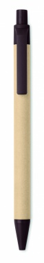 Logo trade promotional products picture of: Push ball pen coffee husk/ABS