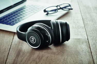 Logo trade promotional gifts picture of: ANC headphone and pouch