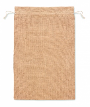 Logotrade promotional gift image of: Large jute gift bag 30x47 cm