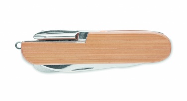 Logotrade advertising products photo of: Multi tool pocket knife bamboo