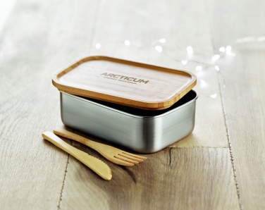 Logo trade promotional item photo of: Stainless steel lunchbox 600ml