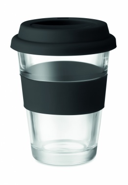 Logo trade promotional items image of: Glass tumbler 350 ml