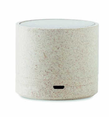 Logotrade promotional gift image of: 3W speaker in wheat straw/ABS