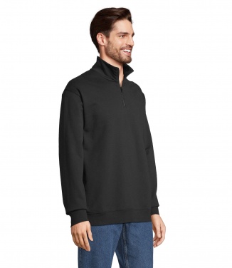 Logo trade advertising products image of: CONRAD Sweat Zip Collar