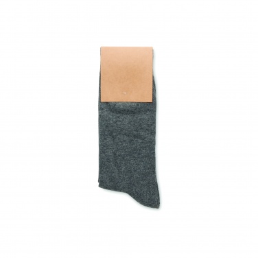 Logo trade promotional gifts image of: Pair of socks in gift box M