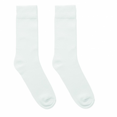 Logo trade promotional giveaways image of: Pair of socks in gift box L