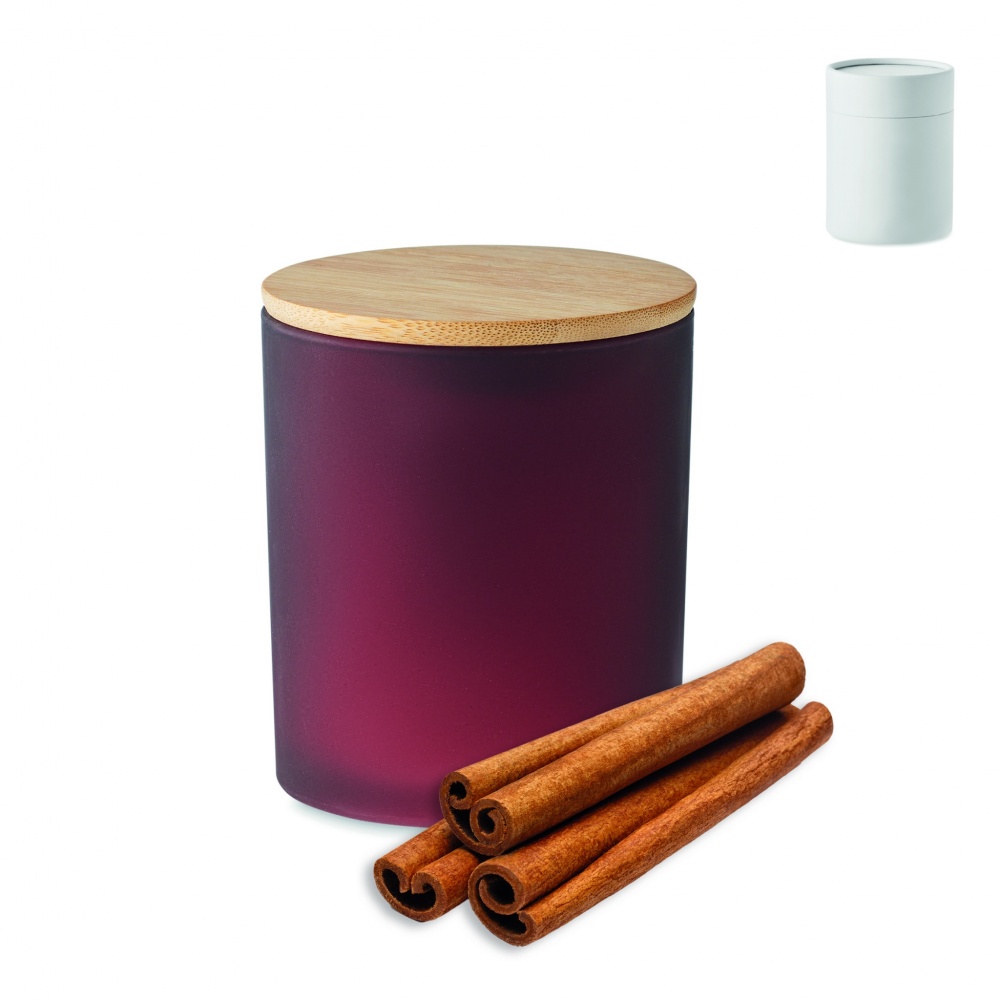 Logo trade advertising products image of: Plant based wax candle 120 gr