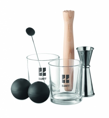 Logo trade promotional giveaways picture of: Set of 7 pieces cocktail set