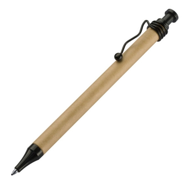 Logo trade advertising products image of: Cardboard ballpen CRAMLINGTON