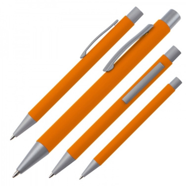 Logotrade promotional gifts photo of: Metal ballpen soft touch ABU DHABI