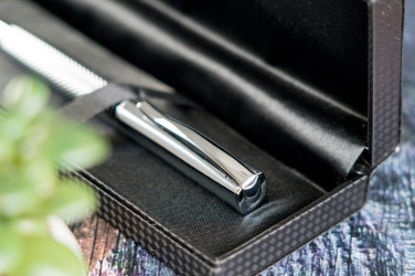 Logo trade corporate gifts image of: Metal ballpen CHESTER