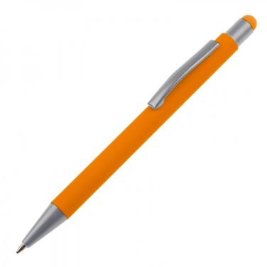 Logotrade business gift image of: Metal ballpen touch pen soft touch SALT LAKE CITY