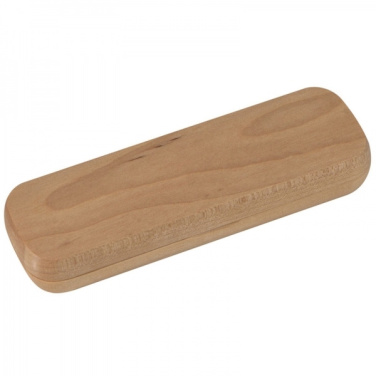 Logotrade advertising products photo of: Wooden writing set ballpen and roller INDIANAPOLIS