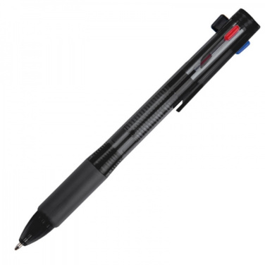 Logotrade promotional item image of: Plastic ballpen 4in1 NEAPEL