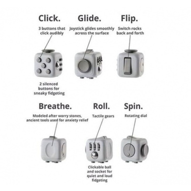 Logo trade promotional merchandise image of: Fidget Cube