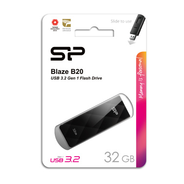 Logotrade corporate gift picture of: Pendrive Silicon Power B20 USB 3.0