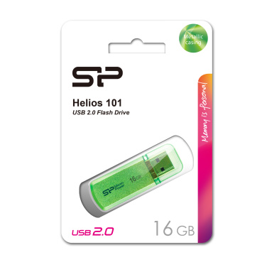 Logo trade corporate gifts image of: Pendrive silicon power helios 101 2.0