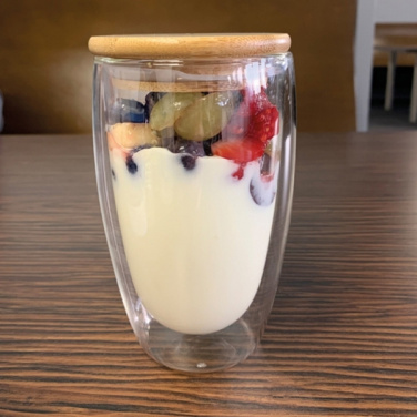Logotrade advertising product image of: Double-walled glass ZAKOPANE 500 ml