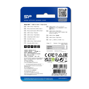Logotrade advertising product image of: PENDRIVE SILICON POWER BLAZE - B07 3.2 16GB