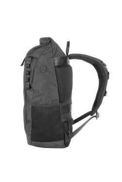 Logo trade promotional giveaways picture of: Rolltop backpack ELBERT Schwarzwolf