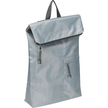 Logo trade promotional giveaway photo of: Foldable backpack STOCKTON