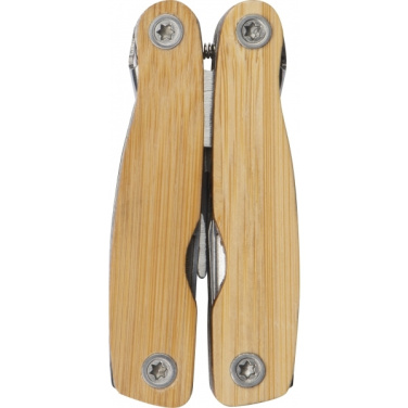 Logo trade advertising products image of: Multifunction tool bamboo LEEDS