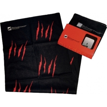 Logo trade promotional giveaway photo of: Multifunction bandana BANDANA Schwarzwolf