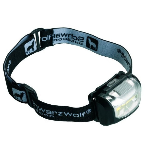 Logo trade promotional items picture of: Head lamp TRONADOR Schwarzwolf