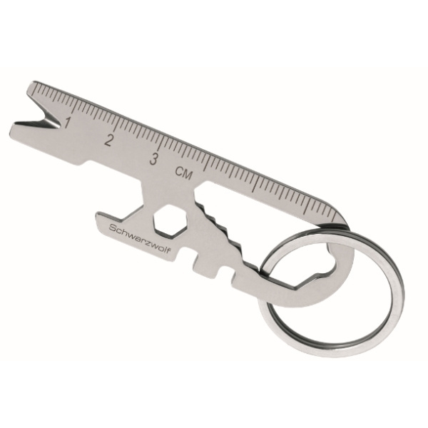 Logotrade advertising products photo of: Multifunctional keychain ATACAMA Schwarzwolf