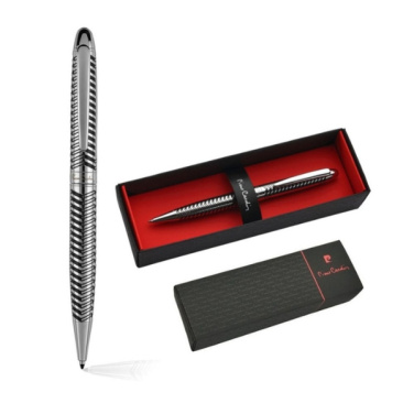 Logo trade corporate gifts picture of: Metal ballpoint pen ELODIE Pierre Cardin