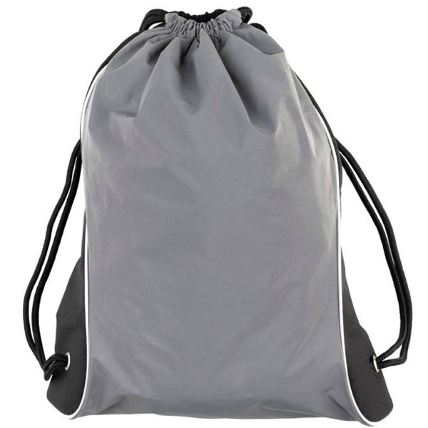 Logo trade promotional giveaway photo of: Drawstring bag DENISON Schwarzwolf