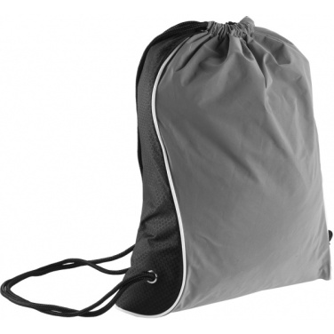 Logotrade promotional product picture of: Drawstring bag DENISON Schwarzwolf