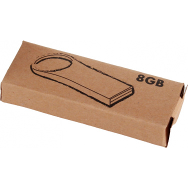 Logo trade promotional products image of: Metal USB Stick 8GB