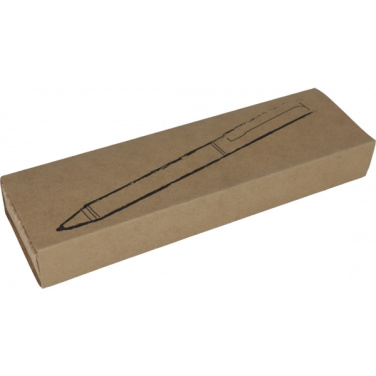 Logo trade promotional giveaways image of: Twist-ballpen metal and cork LILLEHAMMER