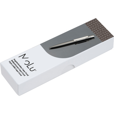 Logo trade promotional gifts image of: Stainless steel pen CAPE CORAL MoLu