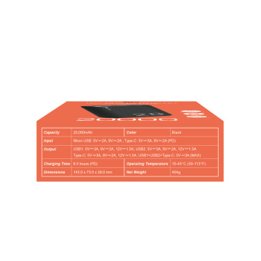 Logotrade corporate gift image of: Power bank Silicon Power QS15 20000 mAh