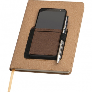 Logo trade promotional merchandise image of: A5 notebook TILBURG