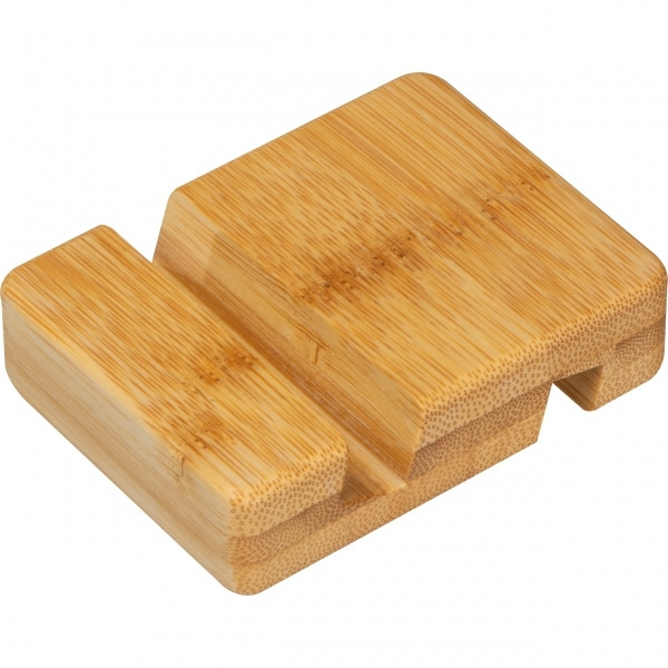 Logotrade corporate gift image of: Bamboo smartphone holder SAN SEBASTIAN