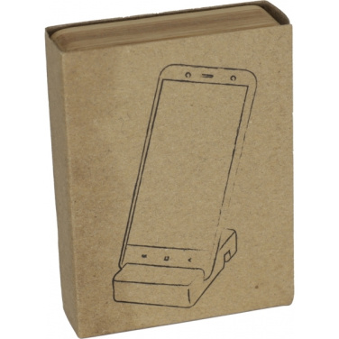 Logo trade advertising product photo of: Bamboo smartphone holder SAN SEBASTIAN