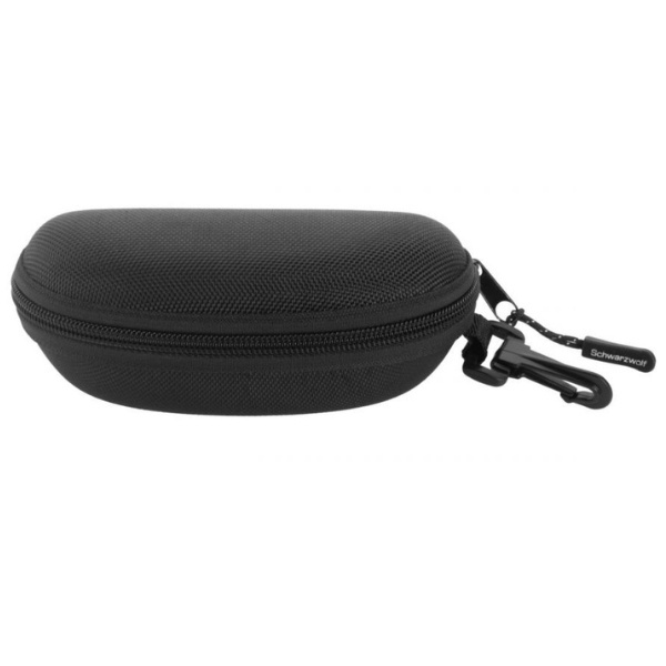 Logo trade promotional gift photo of: Case for sunglasses ARKANSAS Schwarzwolf