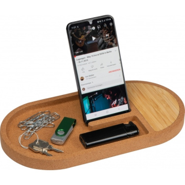 Logotrade advertising products photo of: Desk organiser with charging station LANCASTER