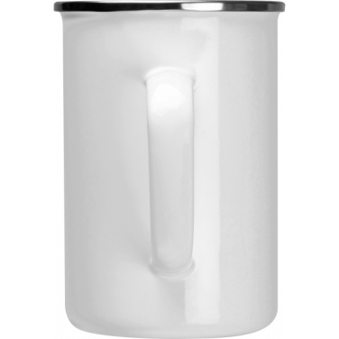 Logotrade promotional gift image of: Enamel cup Adelaine