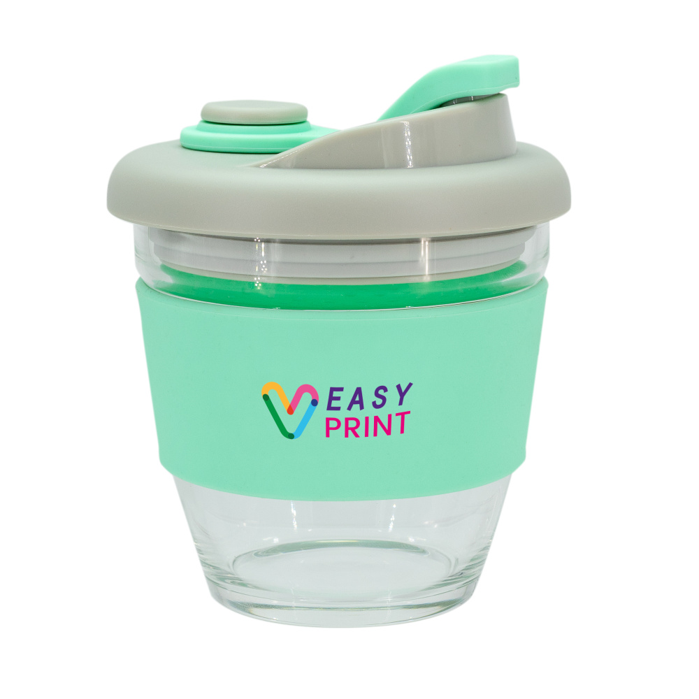 Logo trade business gift photo of: Glass coffee cup 227 ml