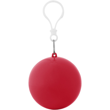 Logo trade promotional product photo of: Xina rain poncho in storage ball with keychain