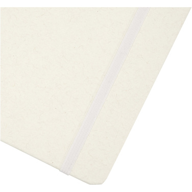 Logo trade promotional products picture of: Bass A5 recycled hard cover notebook with lined pages