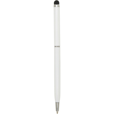 Logo trade corporate gifts image of: Ore aluminium ballpoint pen with stylus