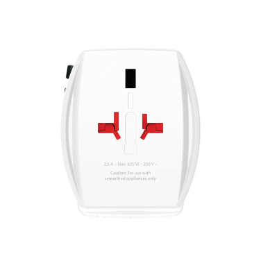 Logotrade promotional product image of: SKROSS World Travel Adapter MUV 65W PD with USB C Cable