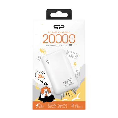 Logotrade promotional merchandise picture of: Power bank Silicon Power QS58 20000 mAh